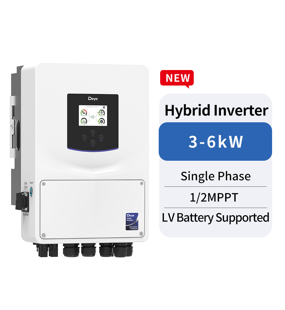 Deye Single-Phase Hybrid Inverter SUN-3.6K-SG06LP1-EU-CM2